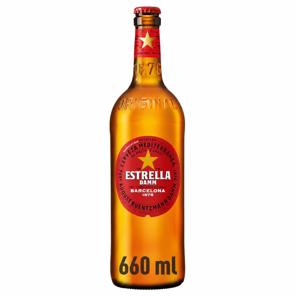 Estrella Damm Beer 660Ml
