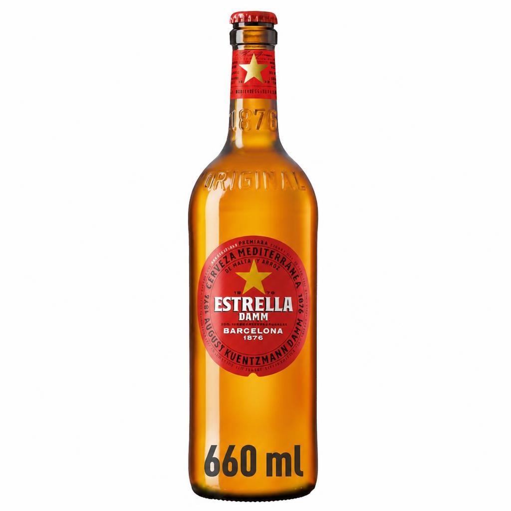 Estrella Damm Beer 660Ml