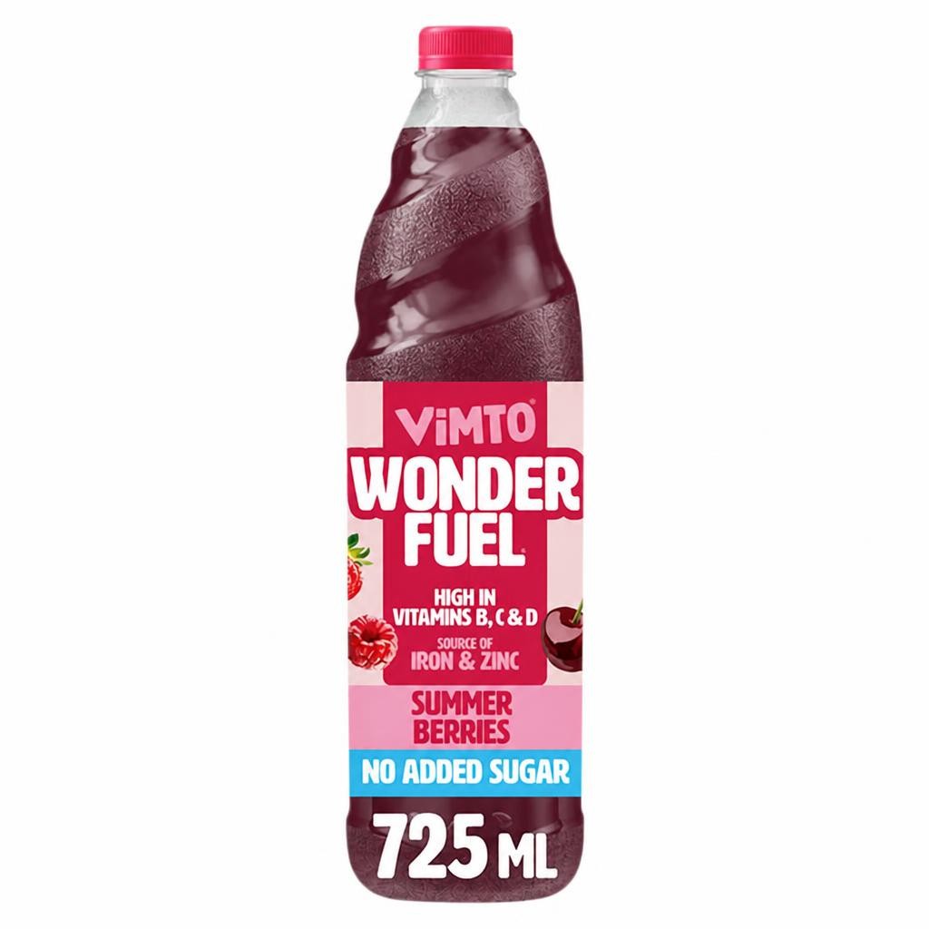 Vimto Wonderfuel Summer Berries Squash 725ml