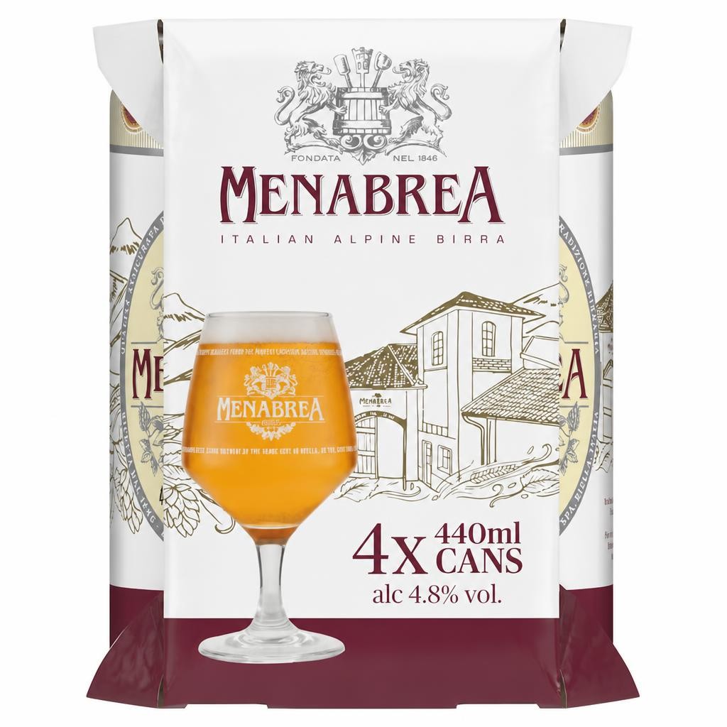 Menabrea Italian Alpine Birra 4x440ml