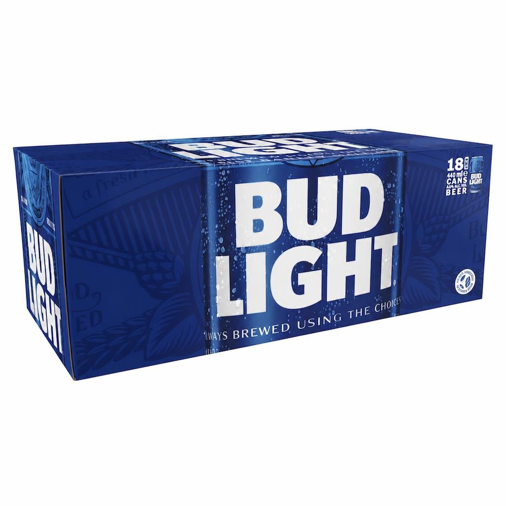 Bud Light Beer 18 x 440ml