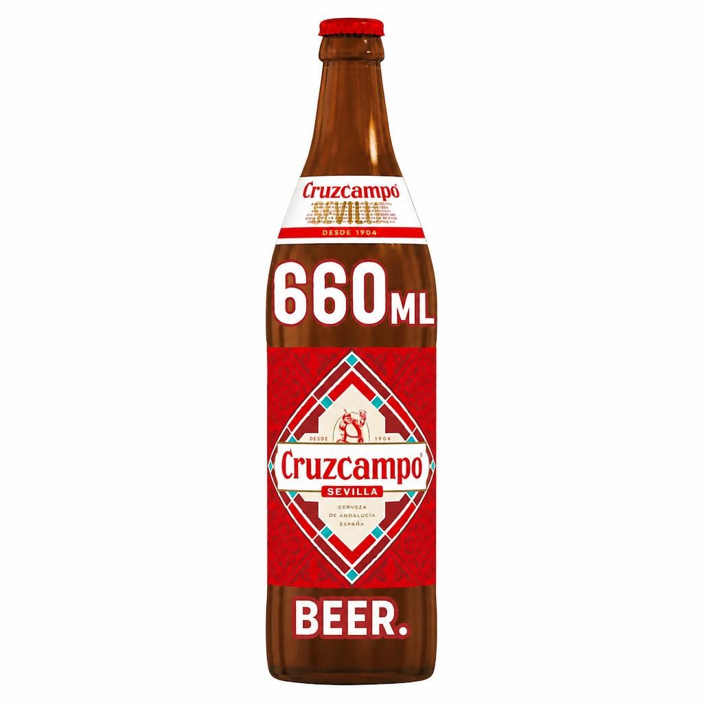 Cruzcampo Sevilla Lager Beer 660Ml
