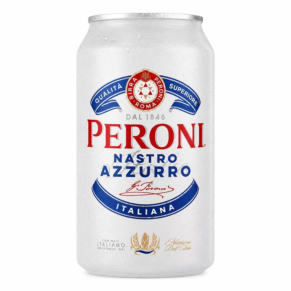 Peroni Nastro Azzurro Beer Lager Can 10x330ml