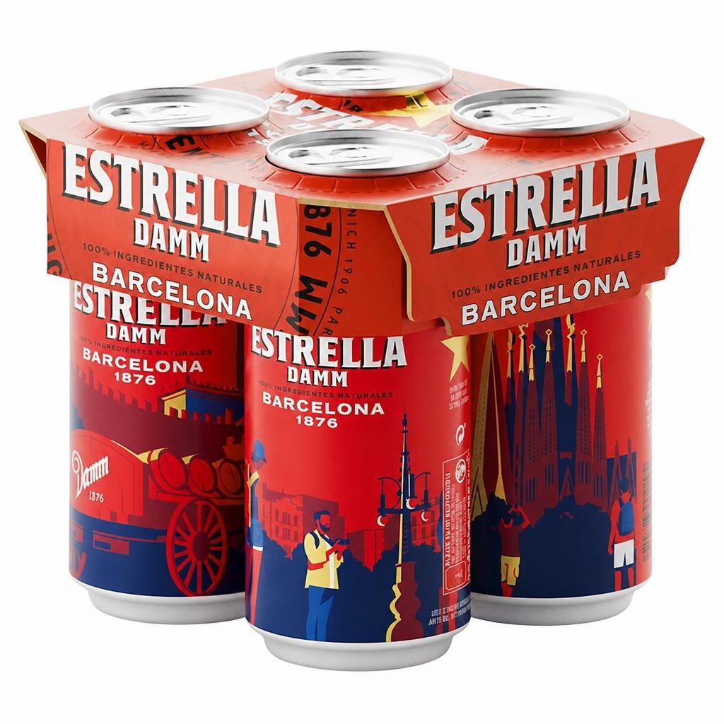 Estrella Damm Lager 4x440ml