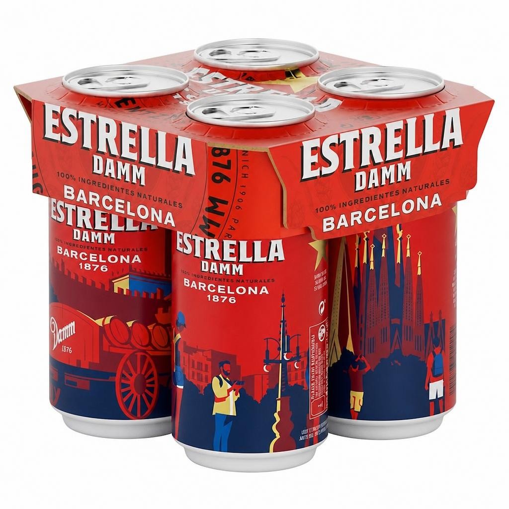 Estrella Damm Lager 4x440ml