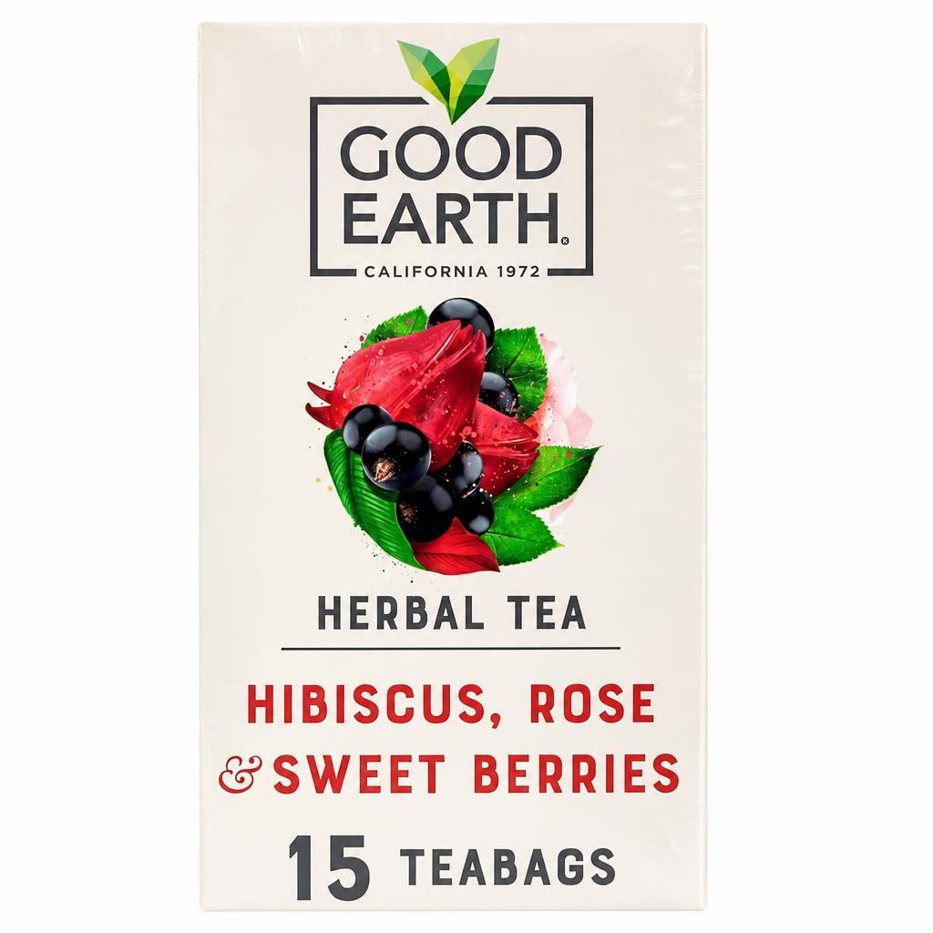 Good Earth Botanical Tea Hibiscus, Rose & Sweet Berries 15 teabags