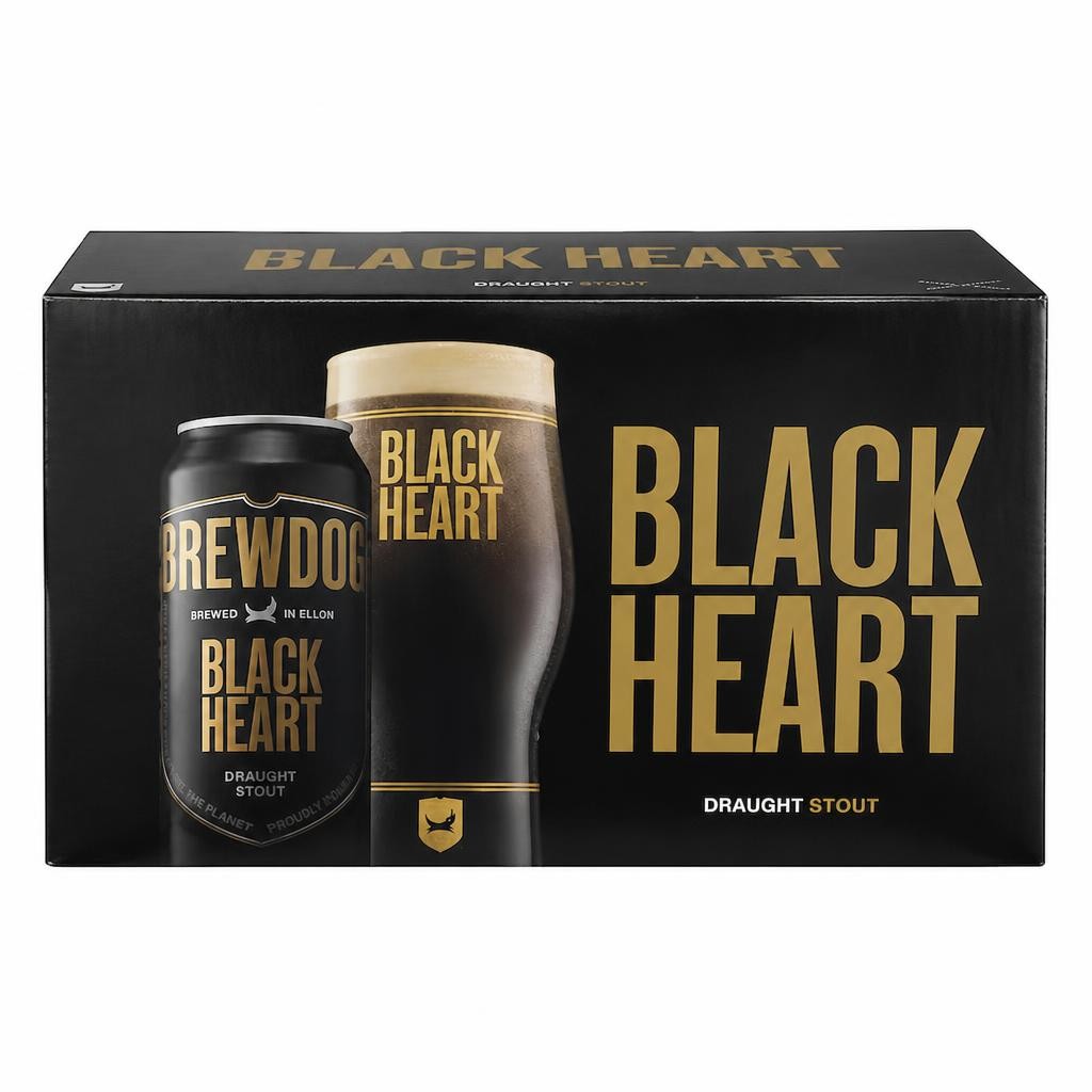 BrewDog Black Heart Stout 8 x 440ml