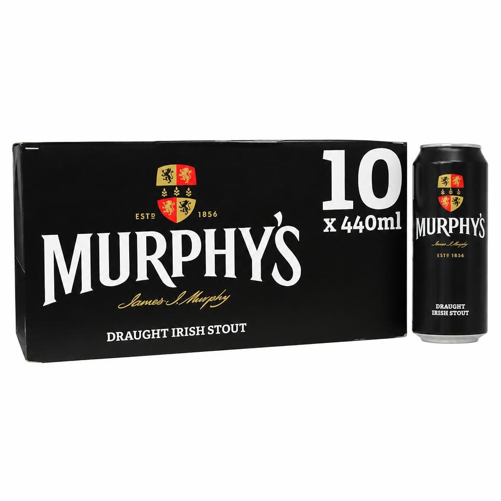 Murphy's Draught Irish Stout Can 10x440ml