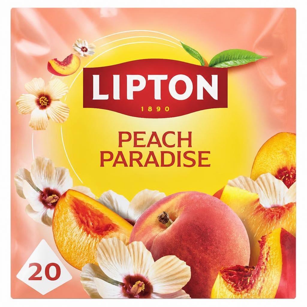 Lipton Peach Paradise 20 Tea Bags 46g