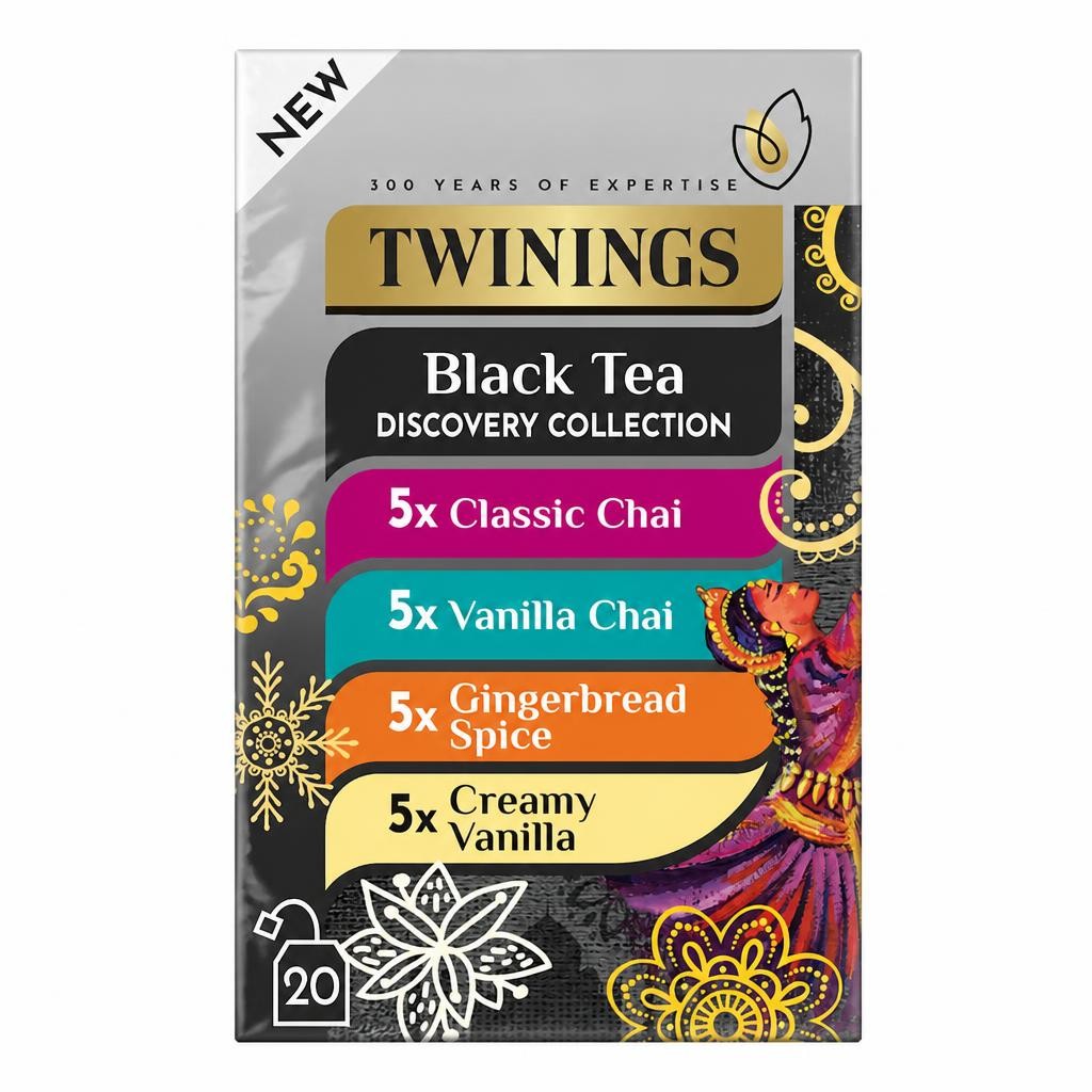 Twinings Black Tea Discovery Collection  20 Tea Bags 40g