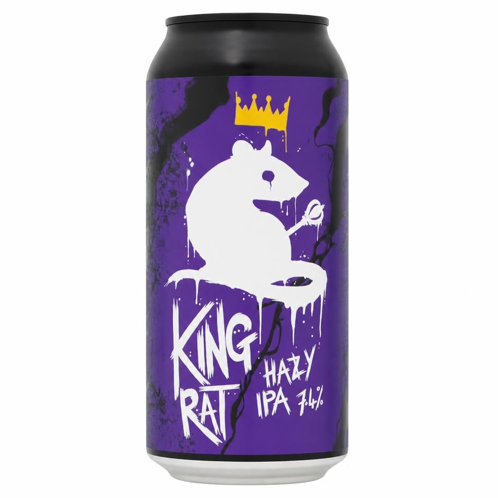 Ossett Brewery King Rat Hazy IPA 7.4% 440ml