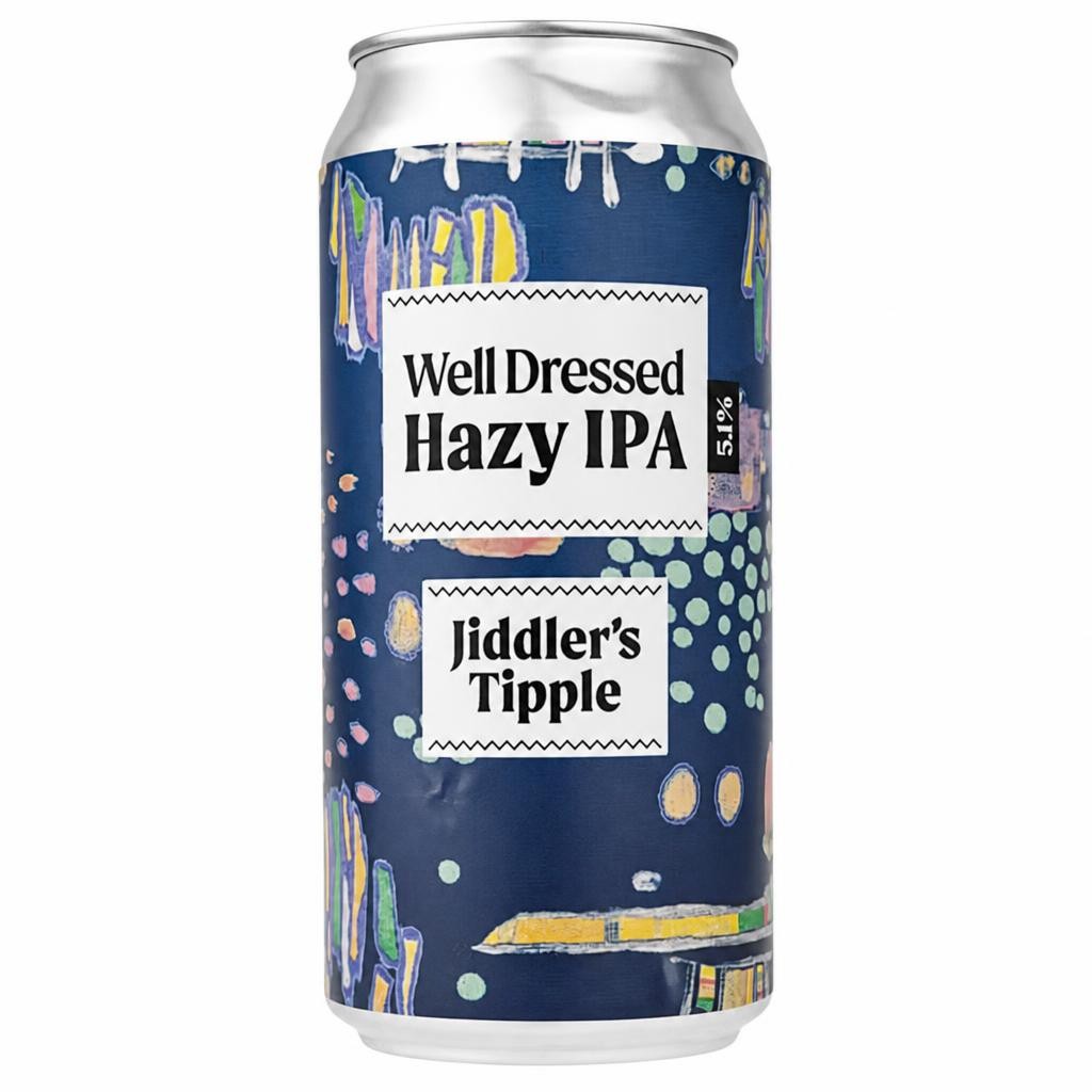 Jiddler's Tipple Well Dressed Hazy IPA 440ml can