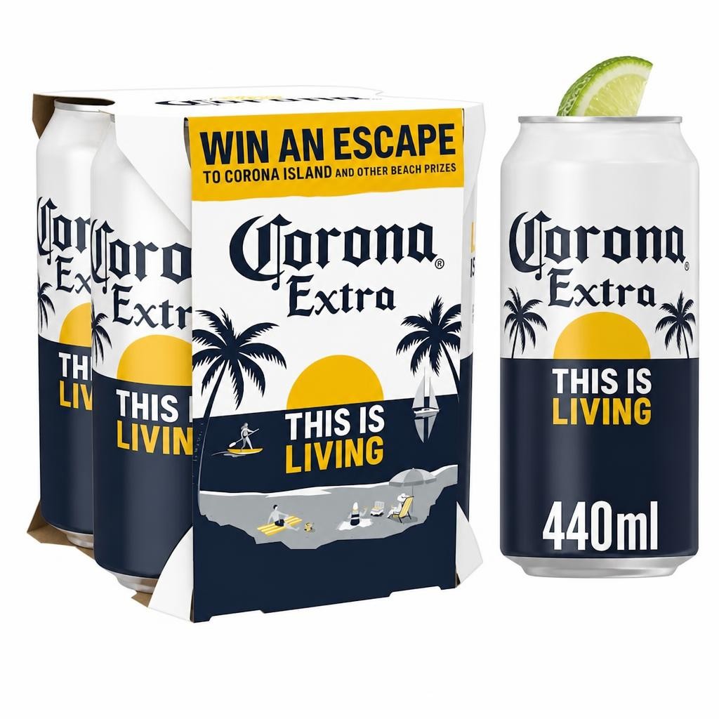 Corona Extra Beer 4 x 440ml