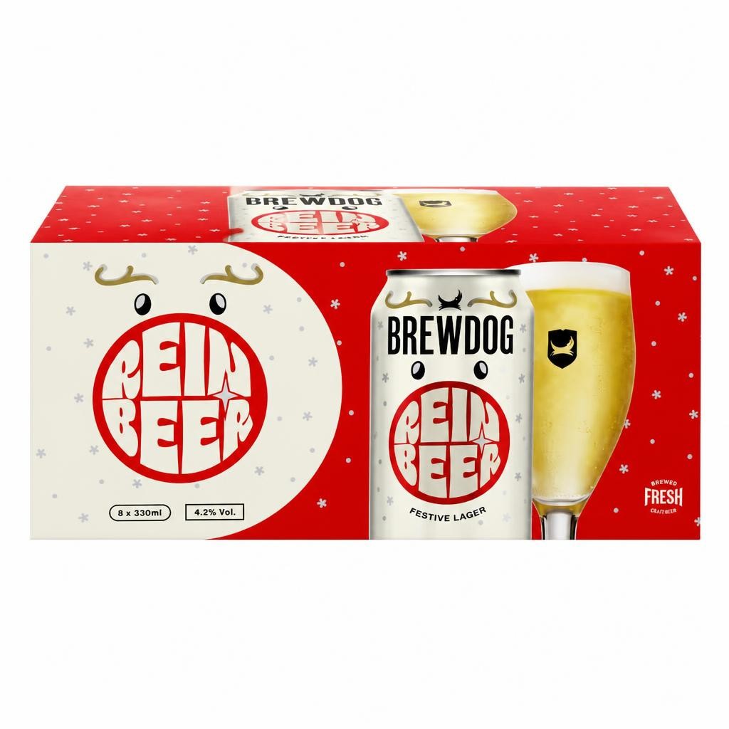 BrewDog ReinBeer Festive Lager 8x330ml