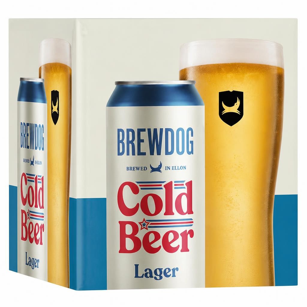 BrewDog Cold Beer 4 x 440ml