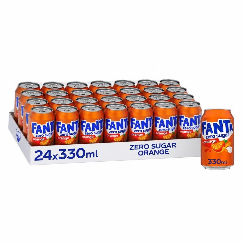 Fanta Orange Zero Multipack Tray 24 x 330ml
