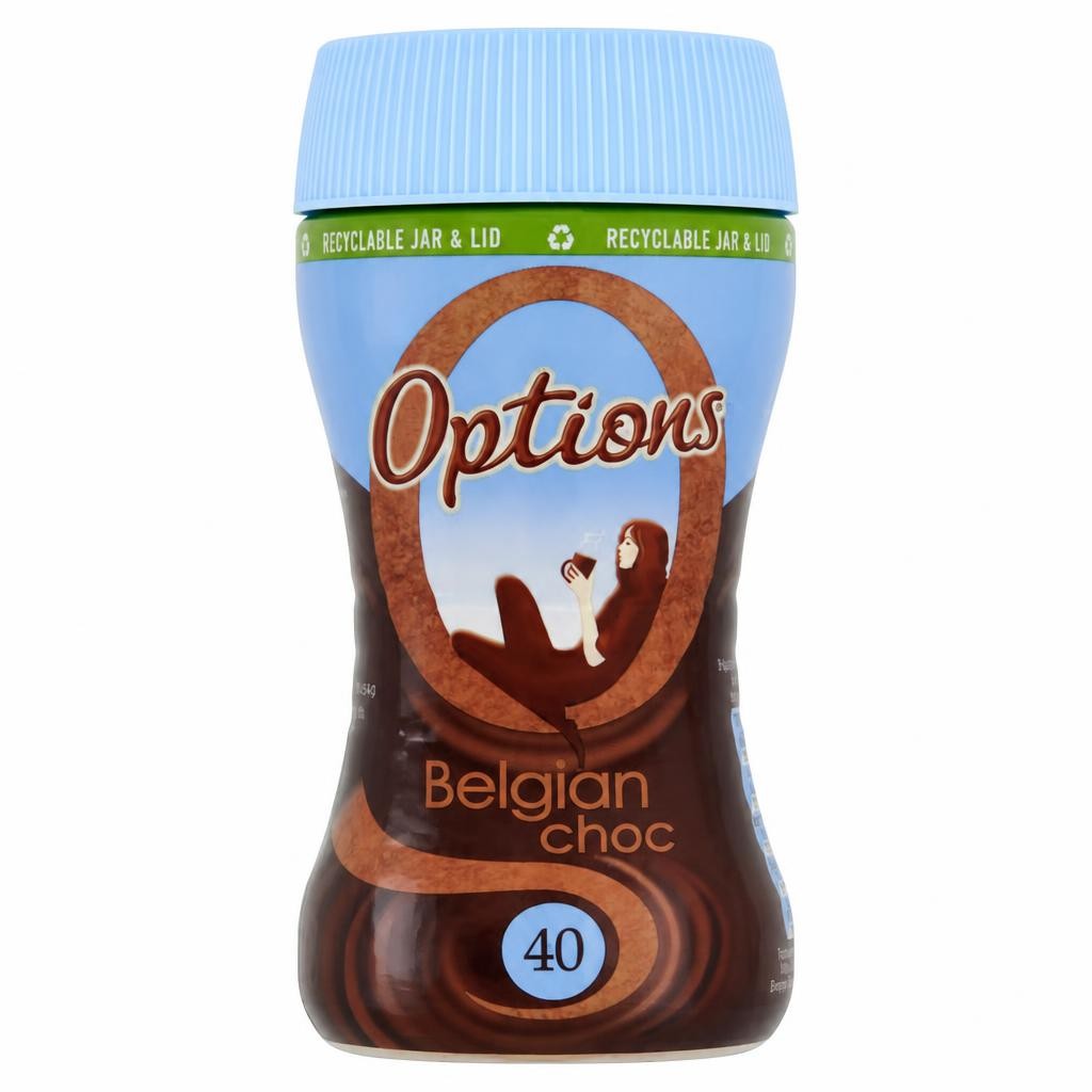 Options Belgian Choc Jar 220g