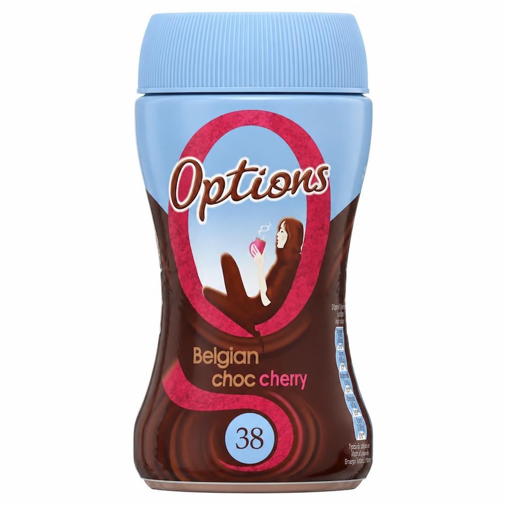 Options Limited Edition Belgian Chocolate Cherry Hot Chocolate 220g