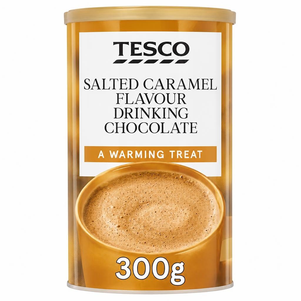 Tesco Salted Caramel Flavour Drinking Choc 300g