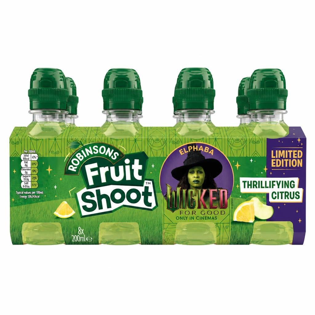 Fruit Shoot Robinsons Elphaba Drink 8x200ml