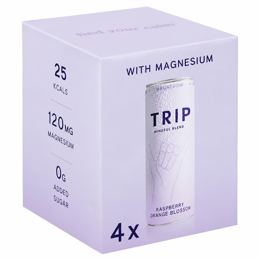 TRIP Mindful Blend Raspberry Orange Blossom 4x250ml