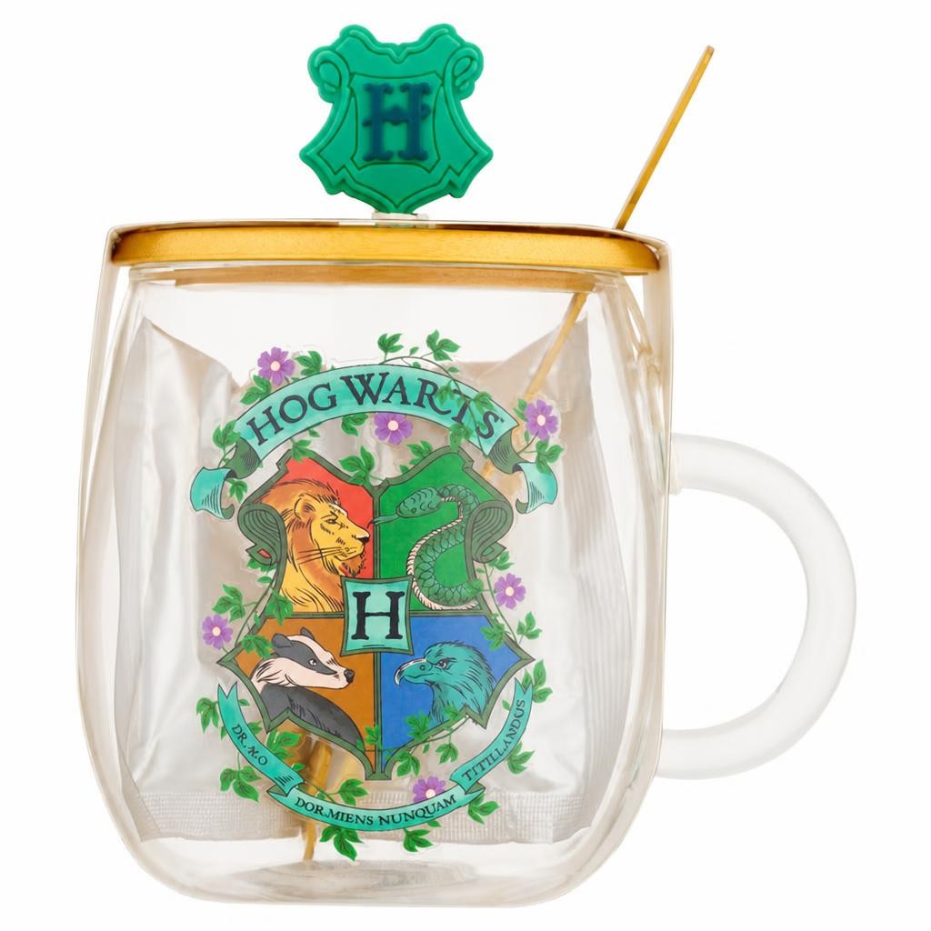 Harry Potter Glass Mug with Colour Change Hot Chocolate Christmas Gift