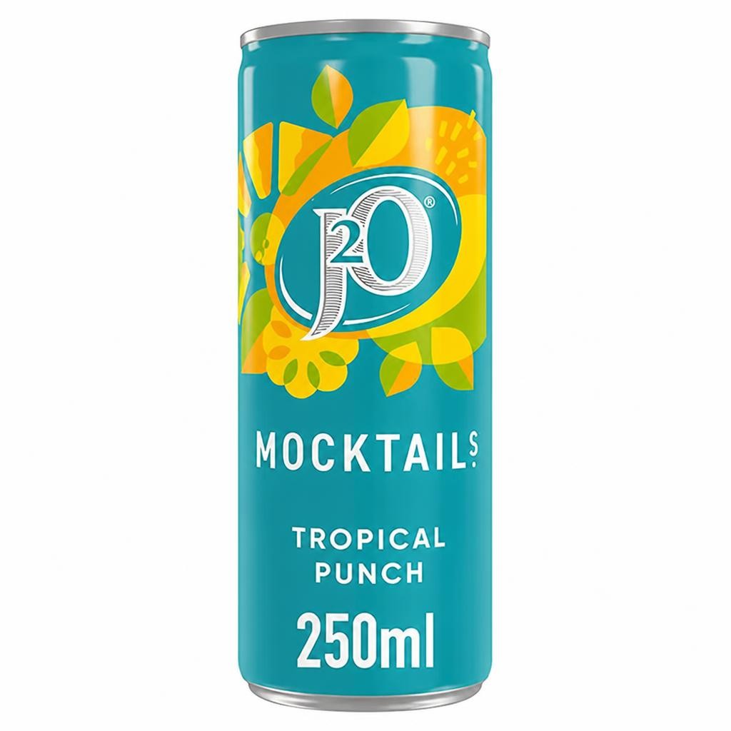 J2O Mocktail Tropical Punch 250ml Can
