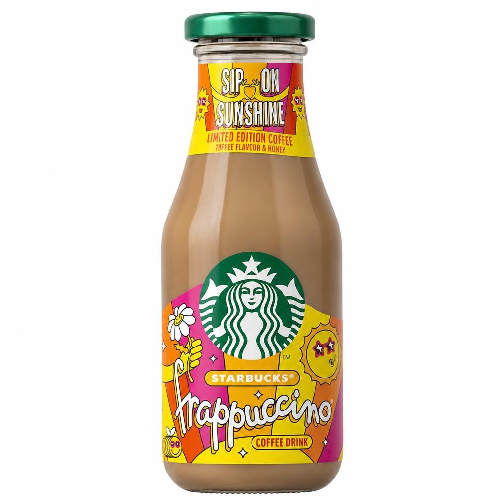 Starbucks Frappuccino Toffee & Honey Sip on Sunshine Iced Coffee 250ml