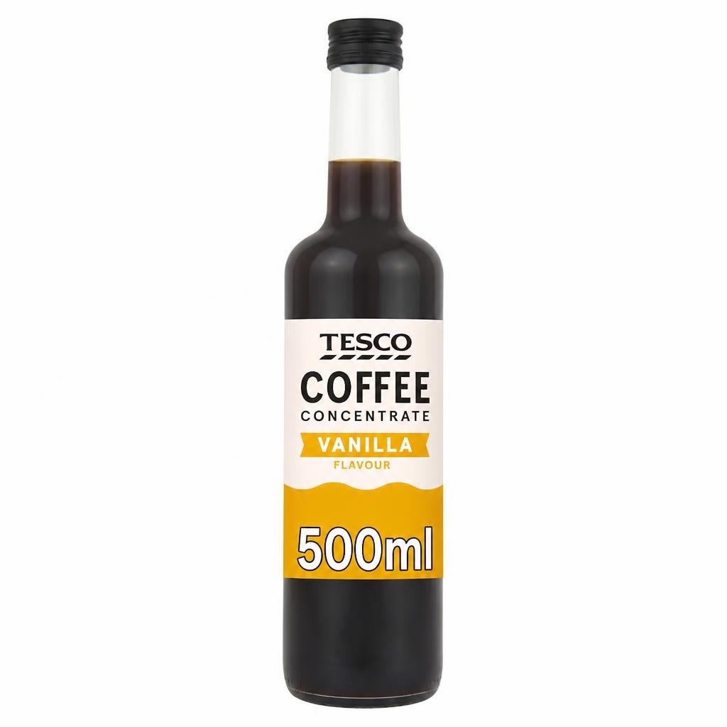 Tesco Vanilla Flavour Coffee Concentrate 500ml