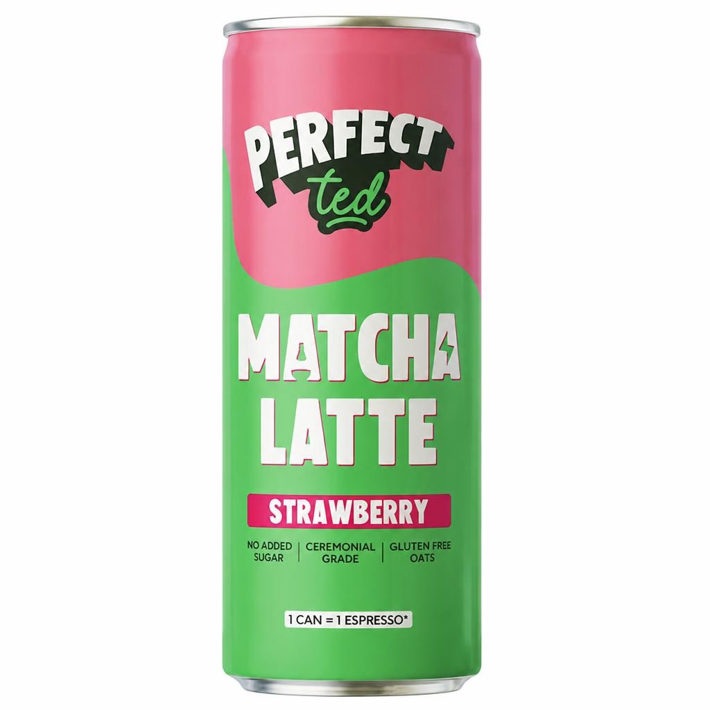 Perfect Ted Matcha Latte Strawberry 250ml