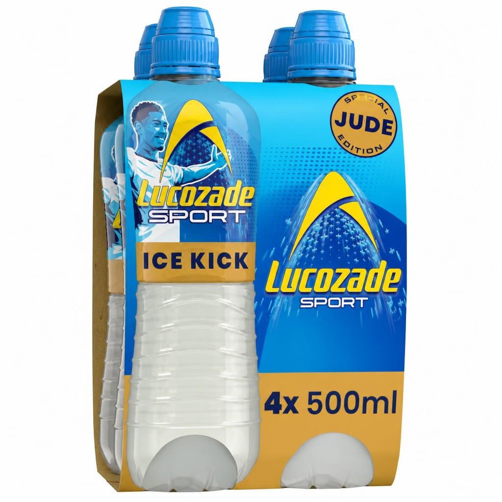 Lucozade Sport Drink Ice Kick 4x500ml