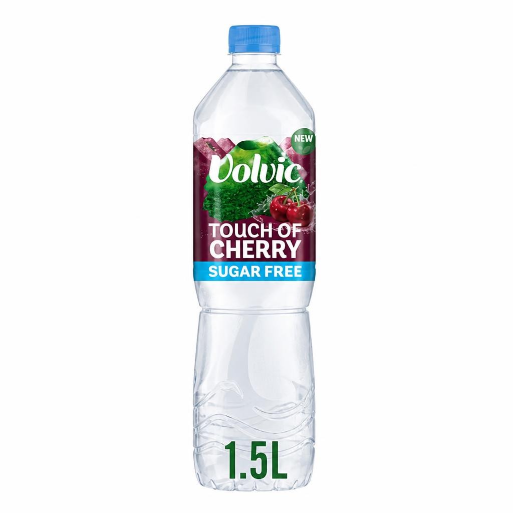 Volvic Touch of Fruit Sugar Free Cherry Natural Flavoured Water 1.5L