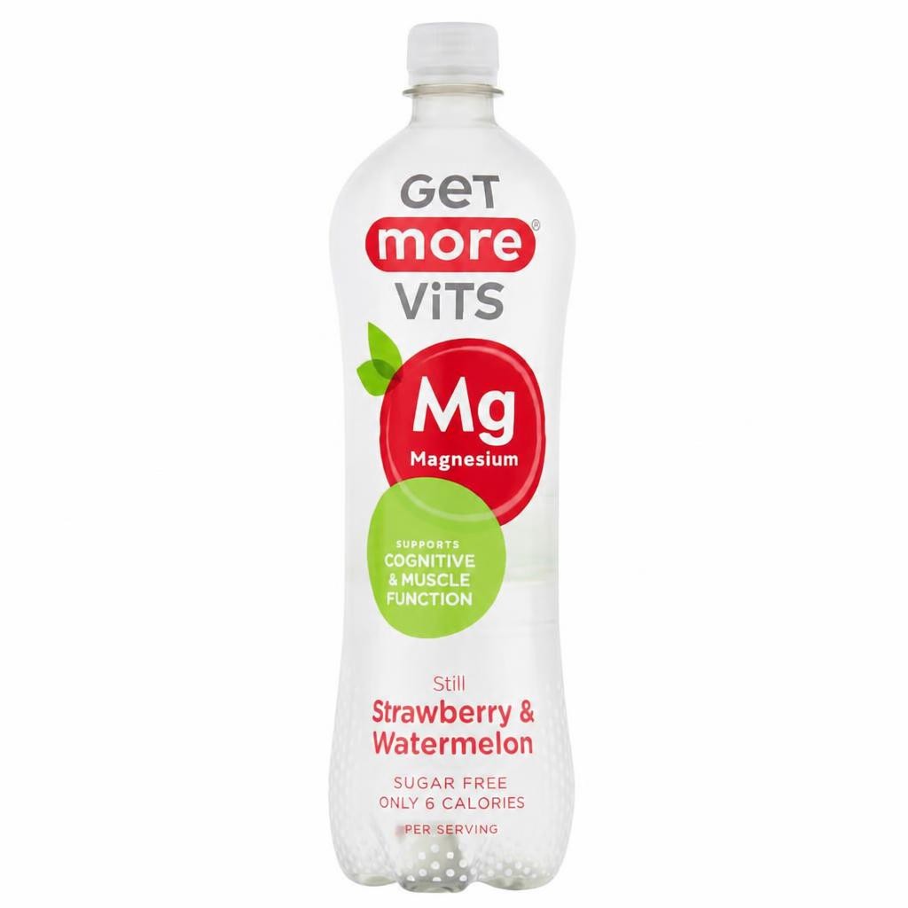 Get More Vits Magnesium Still Strawberry & Watermelon 1 litre