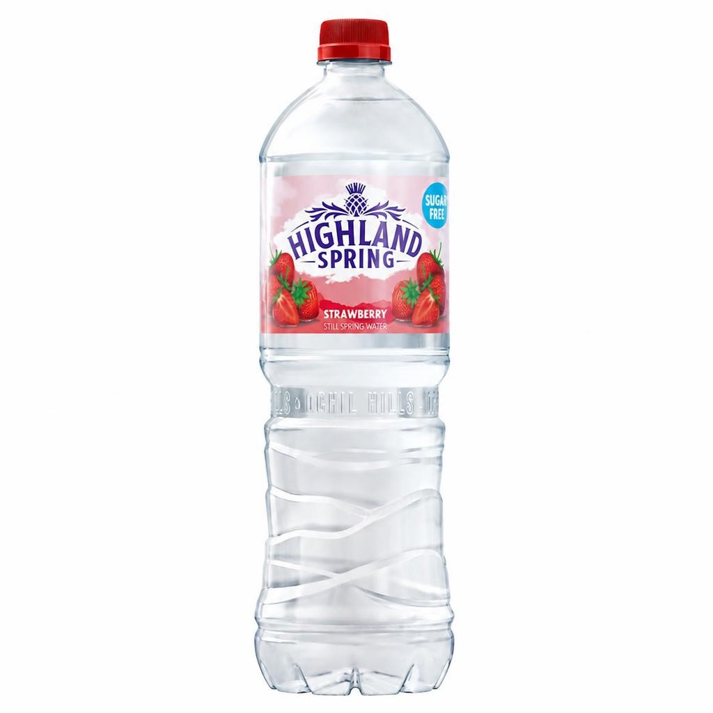 Highland Spring Sugar Free Still Spring Water - Strawberry 1.25 Litre