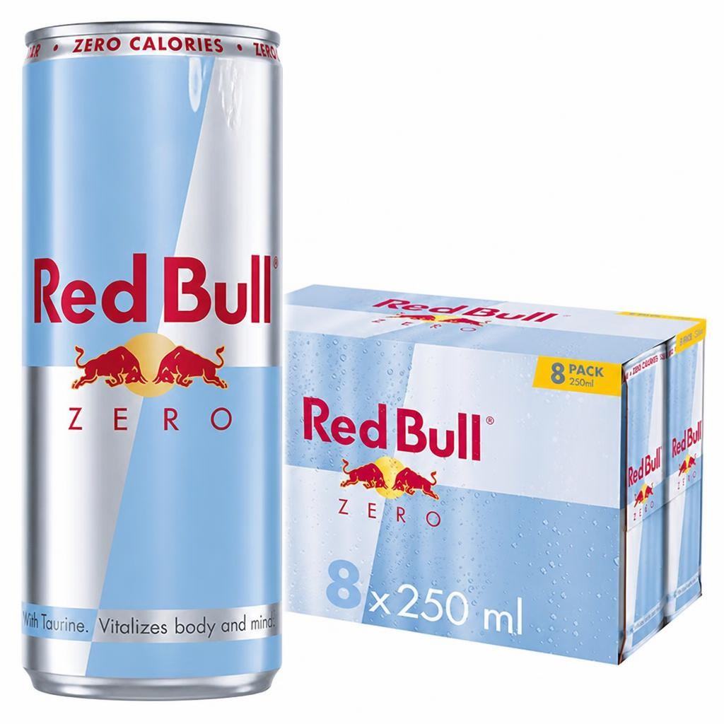 Red Bull Zero Energy Drink 8 x 250ml