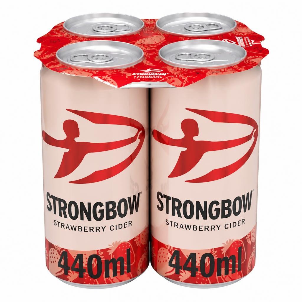 Strongbow Strawberry Cider - 4x440ml