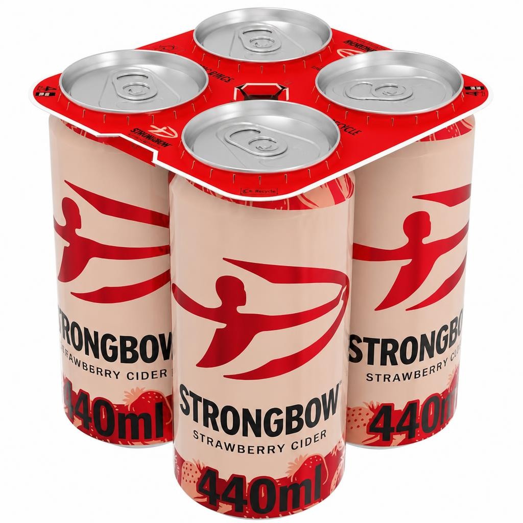 Strongbow Strawberry Cider - 4x440ml