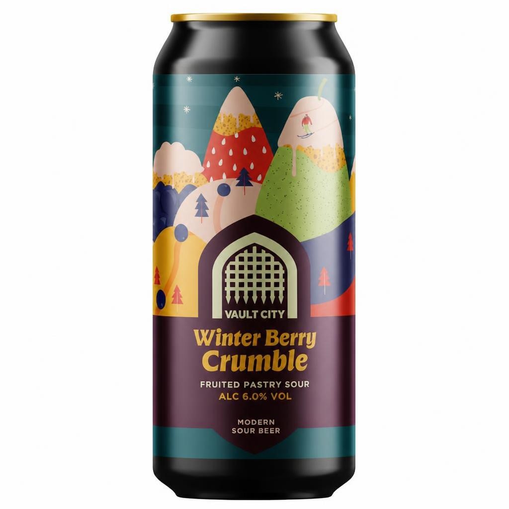 Vault City Winter Berry Crumble Sour Beer 440ml