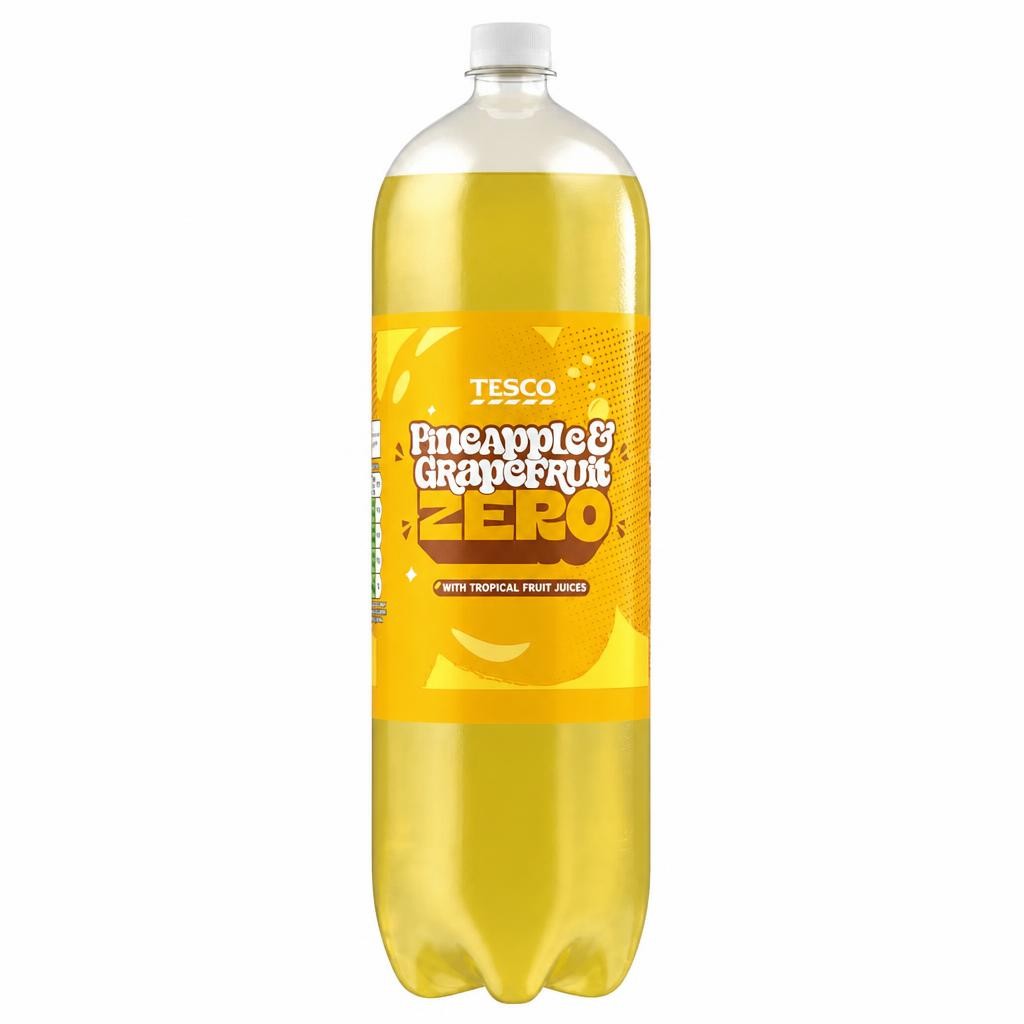 Tesco Pineapple & Grapefruit Zero 2L