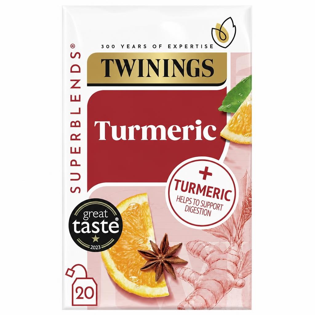 Twinings Superblends Turmeric With Orange & Star Anise 20 Tea Bags 40g
