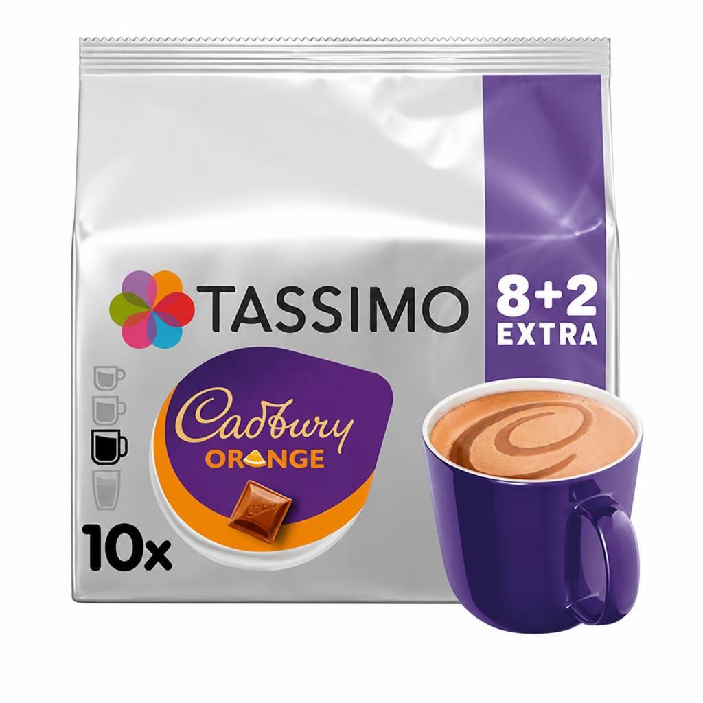 Tassimo Cadbury Orange 8+2 FREE Drinks 160g