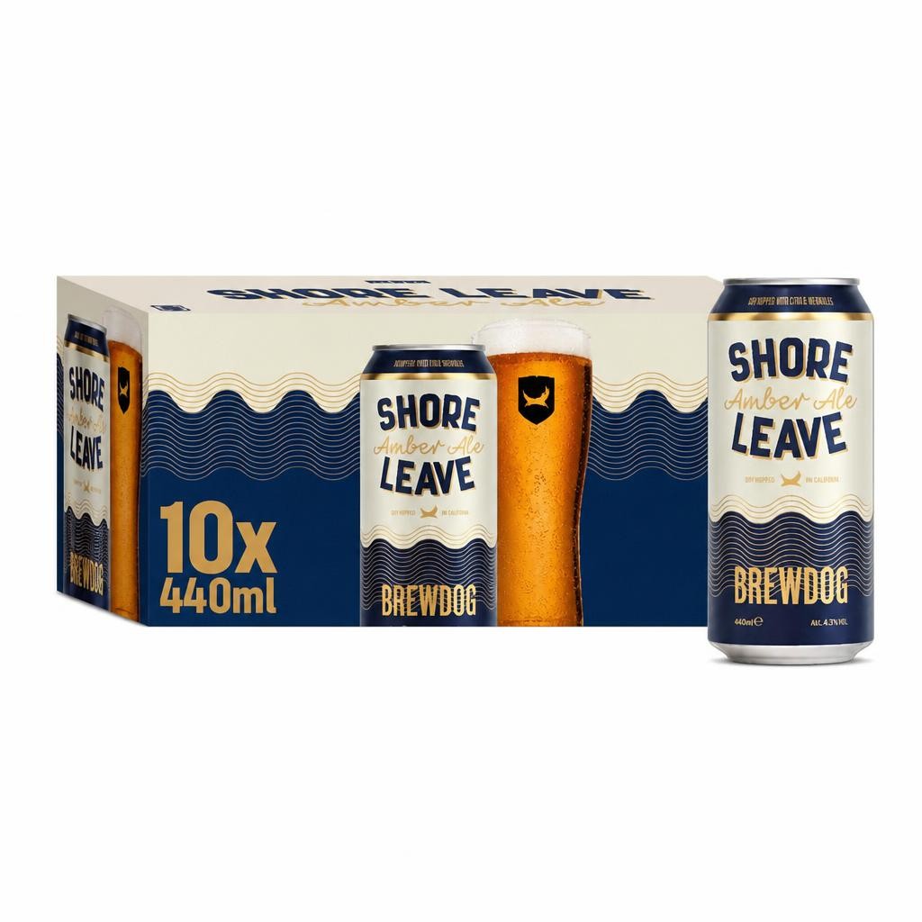 BrewDog Shore Leave Amber Ale 10 x 440ml