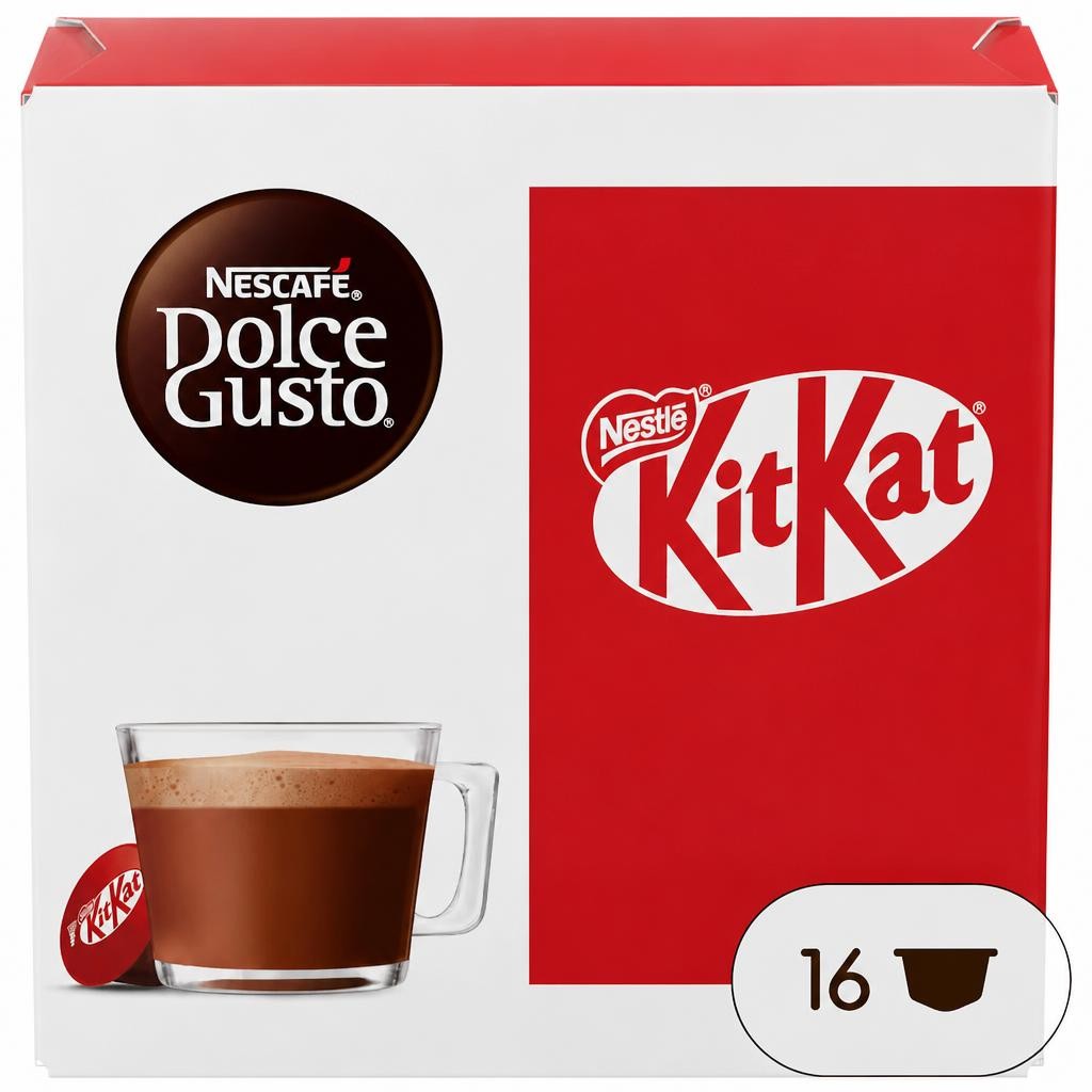 Nescafe Dolce Gusto Kit Kat Cocoa Beverage Pods x16 256g
