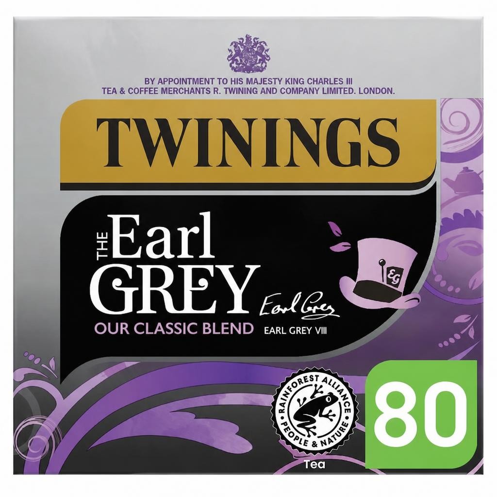 Twinings The Earl Grey Tea Bags 80 Pack 200g