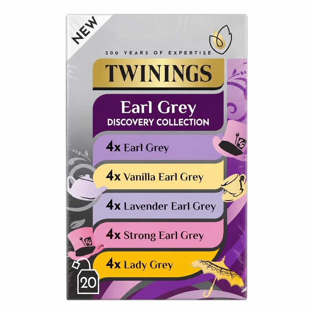Twinings Earl Grey Discovery Collection 20 Tea Bags 40g
