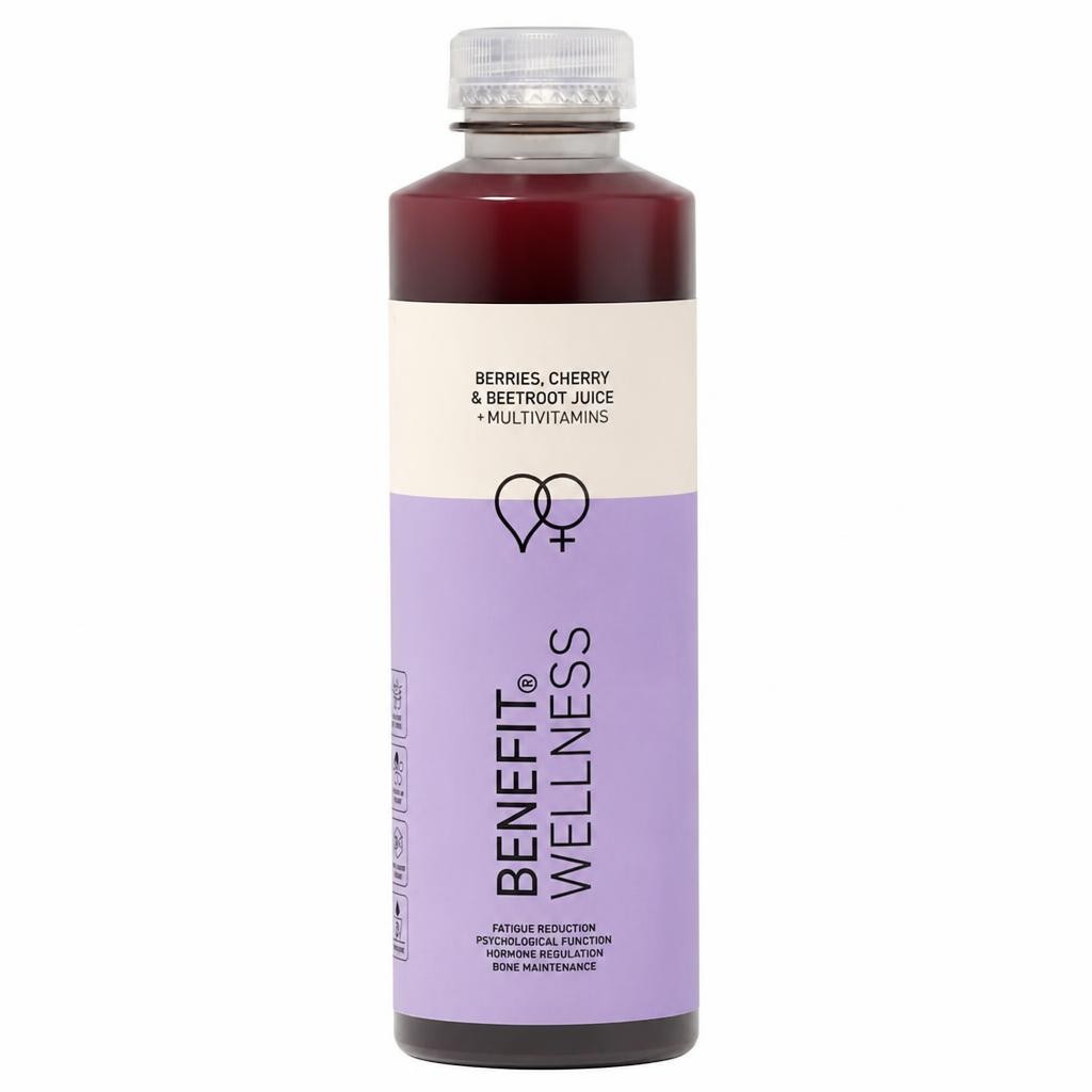 BENEFIT MENOPAUSE BERRIES, CHERRY & BEETROOT JUICE + MULTIVITAMINS 750ML.