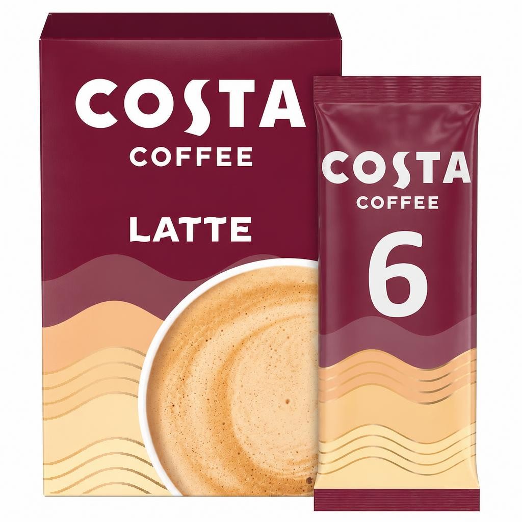 Costa Coffee Barista Creations Latte 6 Sachets 102g