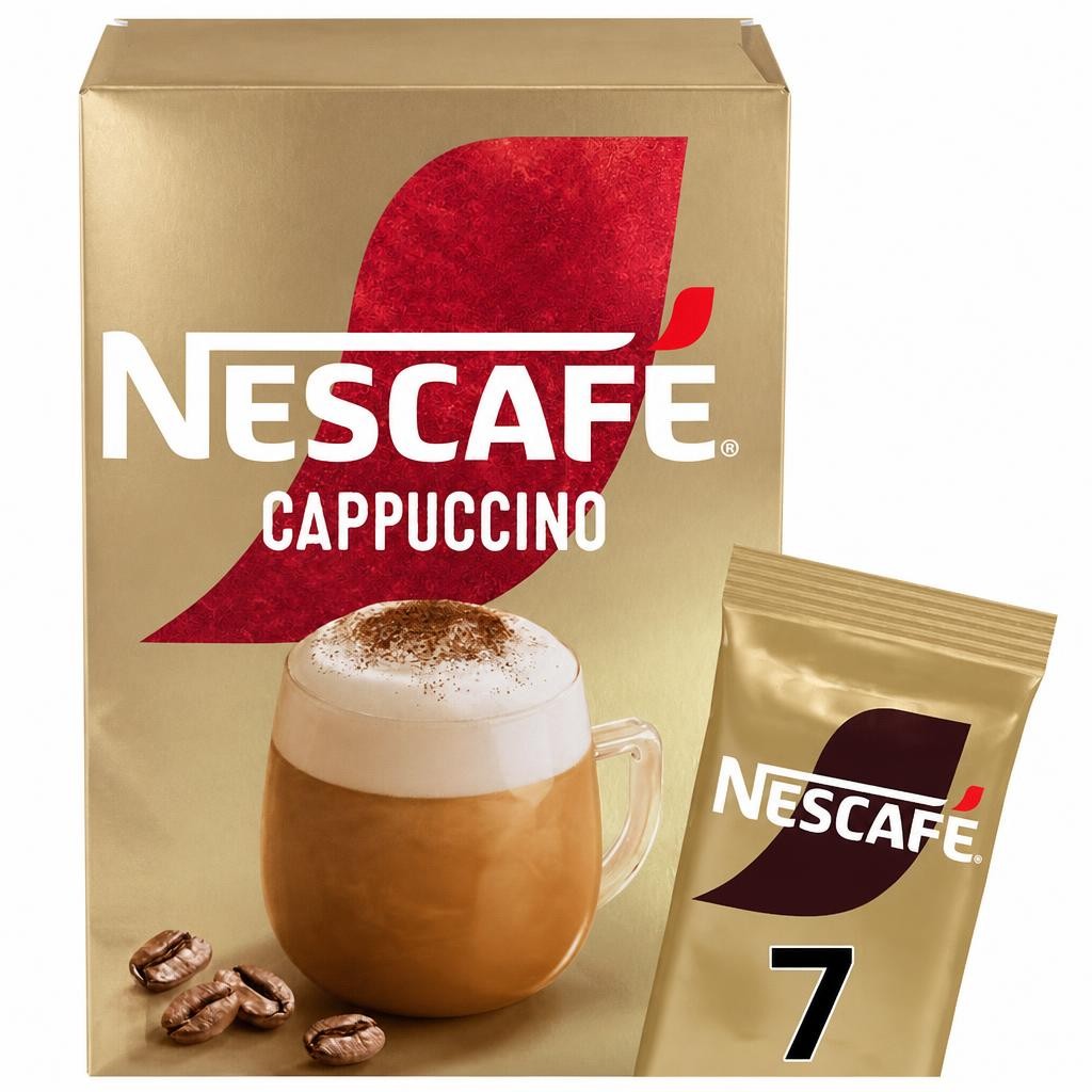 Nescafe Cappuccino Instant Coffee 7 Sachets