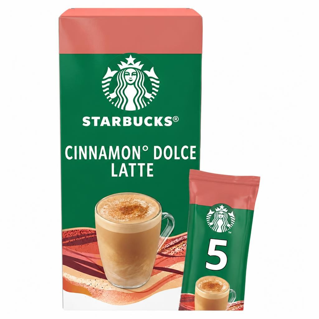 Starbucks Premium Instant Cinnamon Dolce Latte Coffee Sachets 5x23.5g
