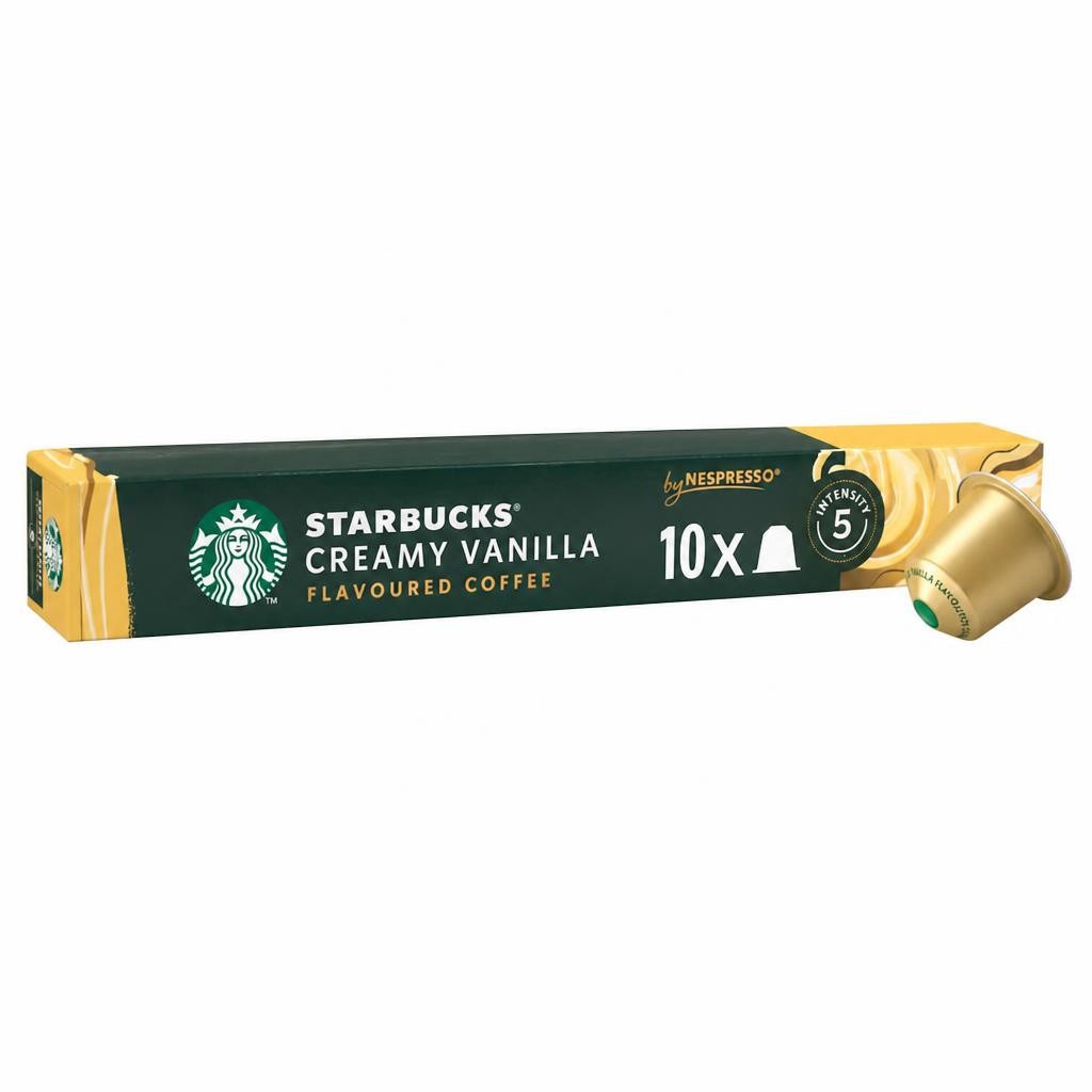 Starbucks Creamy Vanilla Flavoured Coffee Pods x10 51g